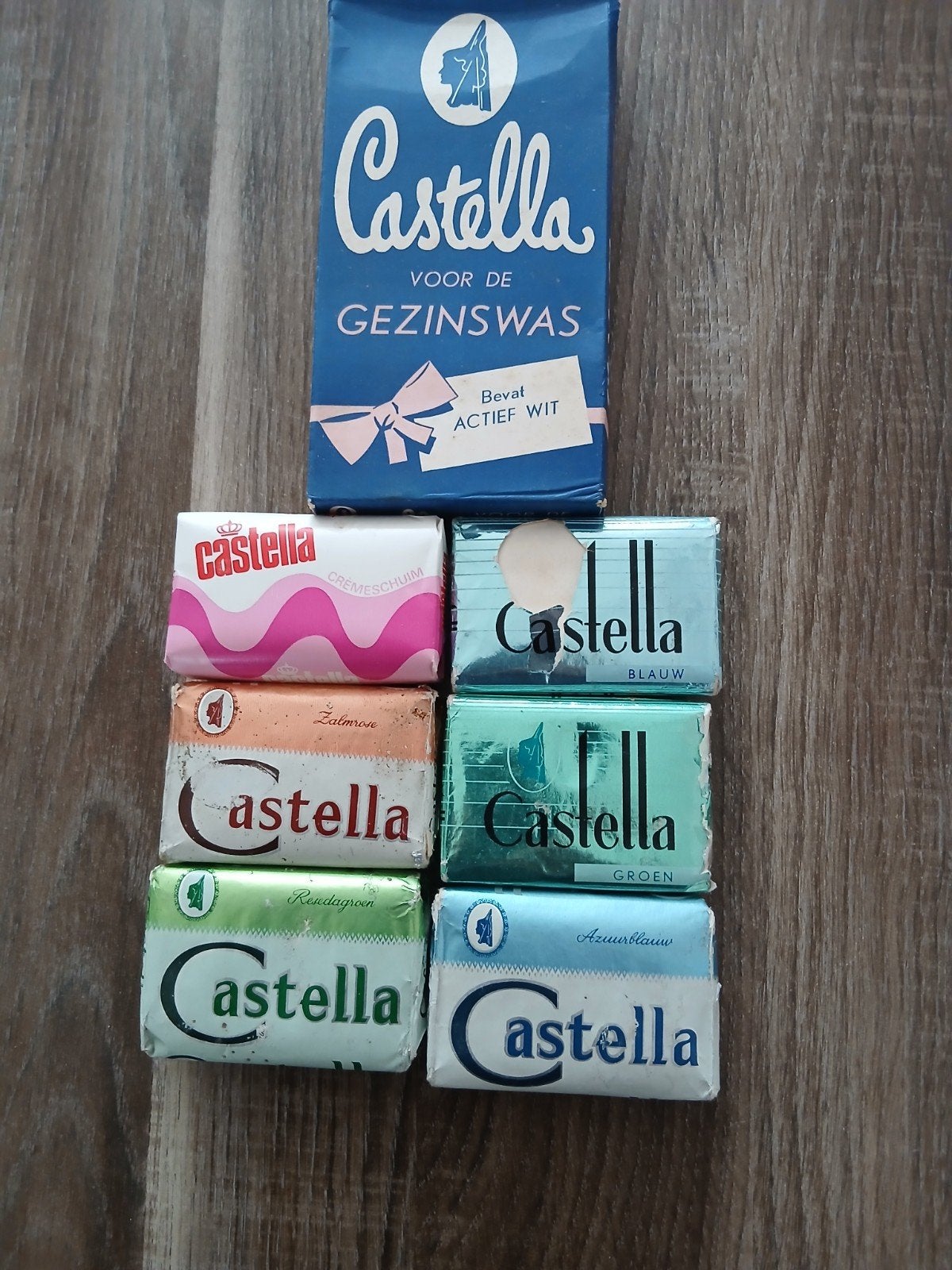 Vintage Castella Zeep Collectie - Gezinswas en diverse, Ophalen of Verzenden