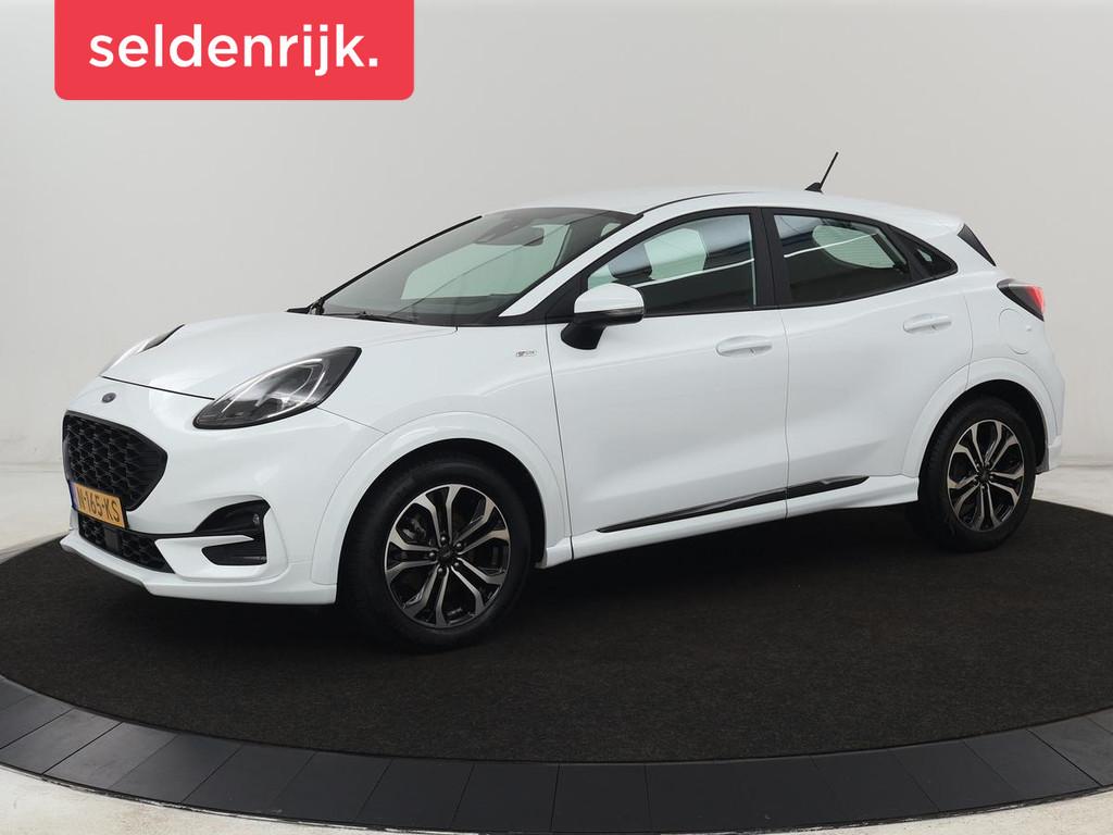 Ford Puma 1.0 EcoBoost Hybrid ST-Line | Carplay| Navigatie |, Auto's, Ford, Voorwielaandrijving, Euro 6, Wit, Origineel Nederlands