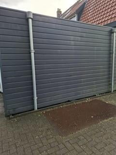Kunststof rabatdelen / gevelbekleding grijs, Ophalen, Zo goed als nieuw, Overige materialen