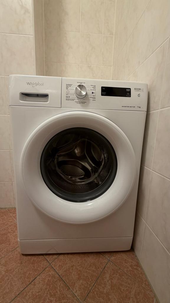 Whirlpool FFSBE7458WEFB Wasmachine 7KG 1400RPM A, Ophalen, Zo goed als nieuw, Voorlader, 85 tot 90 cm