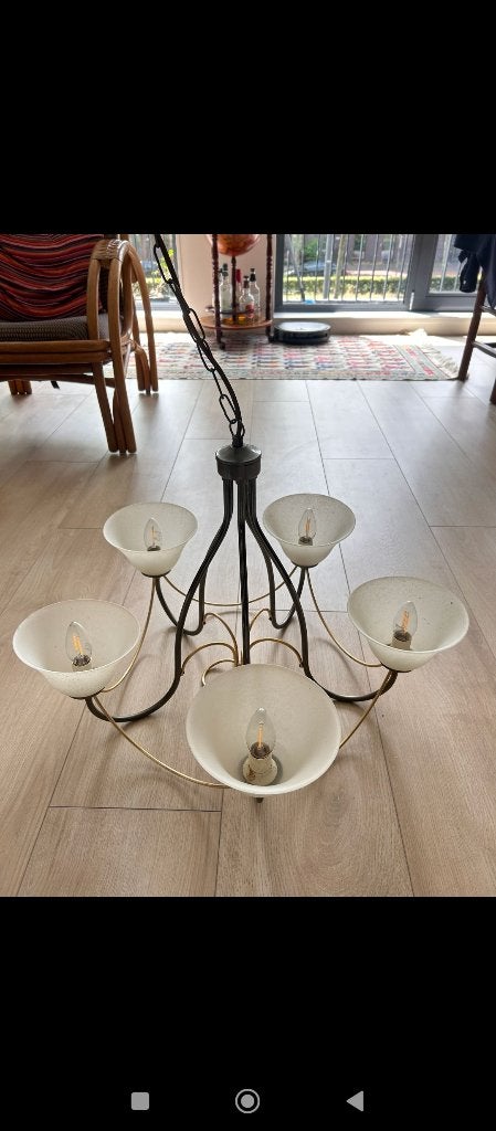Hanglamp, Ophalen, Gebruikt, Glas