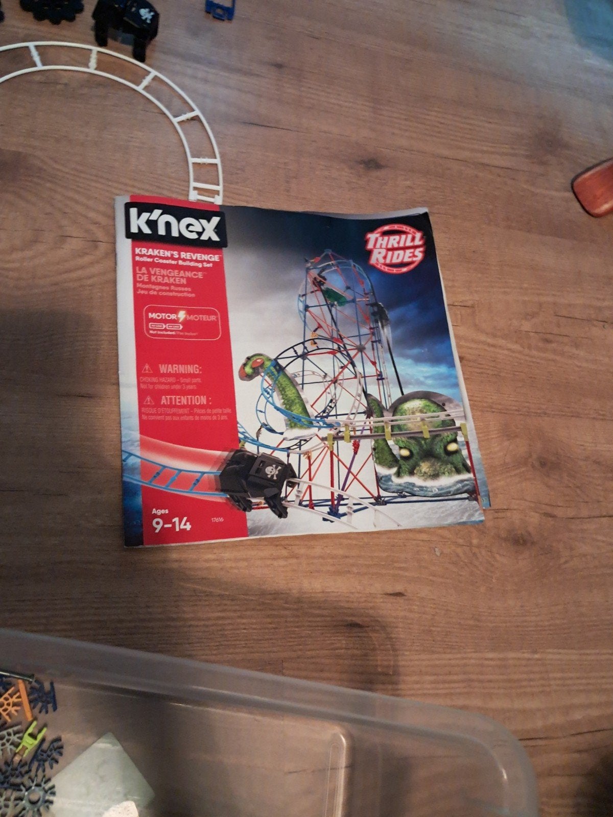 K'nex Kraken's Revenge Achtbaan Bouwset, Kinderen en Baby's, Speelgoed | Bouwstenen, Ophalen, Gebruikt, K'nex