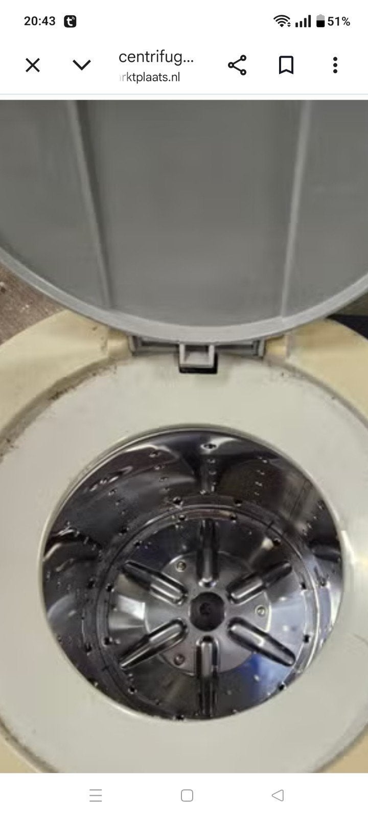 Centrifuge gratis af te halen, Minder dan 85 cm, Minder dan 4 kg, Ophalen of Verzenden, Minder dan 1200 toeren