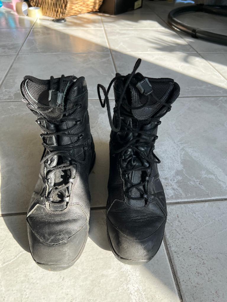 Gedragen paar HAIX Ranger legerschoenen maat 45 heren normal, Ophalen of Verzenden, Gebruikt, Schoenen