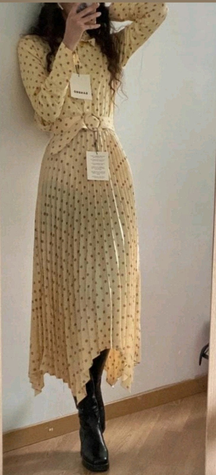 Sandro set blouse +plisse rok als nieuw €328, Ophalen of Verzenden, Zo goed als nieuw, Boven de knie