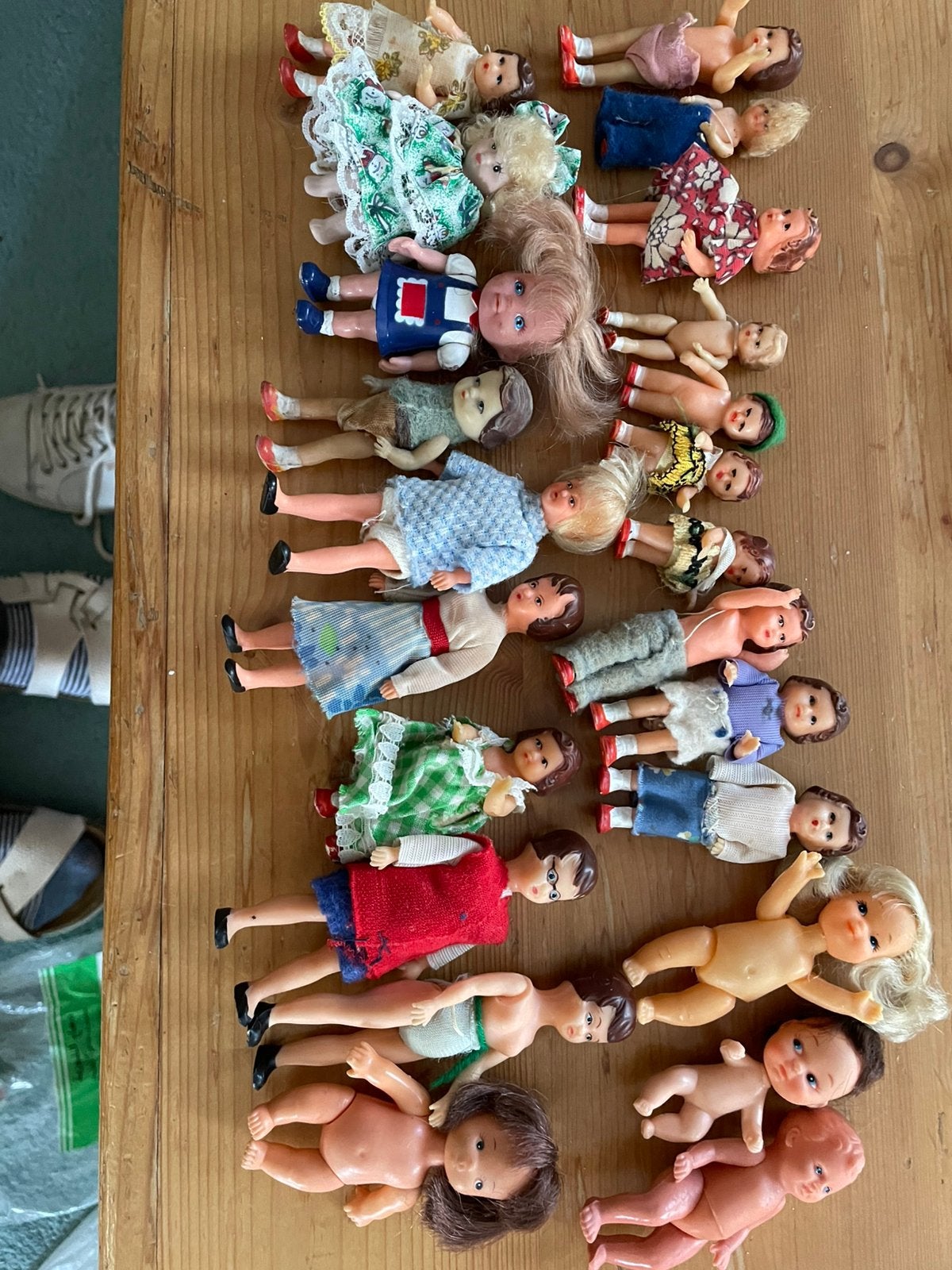 Oude kleine poppetjes, Ophalen of Verzenden, Gebruikt, Overige typen