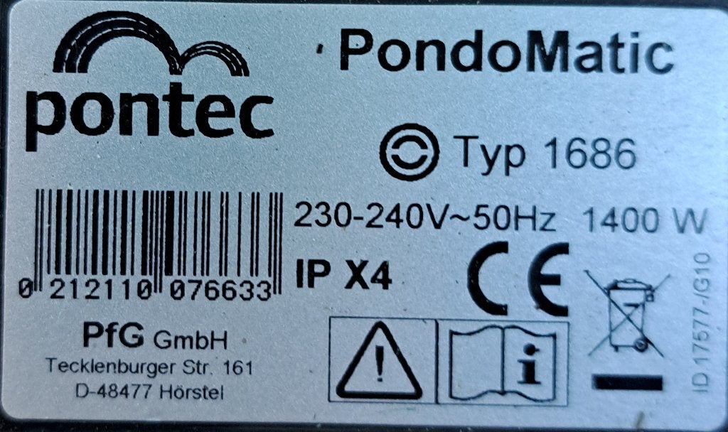vijverstofzuiger pondomatic, Tuin en Terras, Ophalen, Gebruikt, Vijverstofzuiger