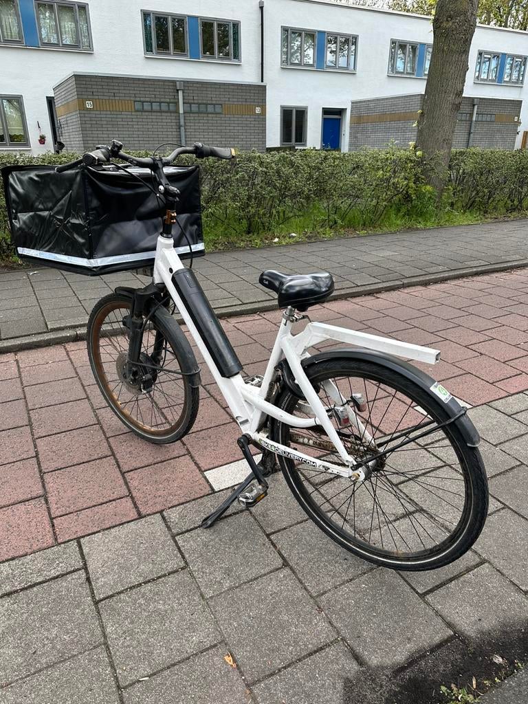 Ebike4delivery bezorgfiets, Ophalen of Verzenden, Zo goed als nieuw, Staal, 24 inch of meer