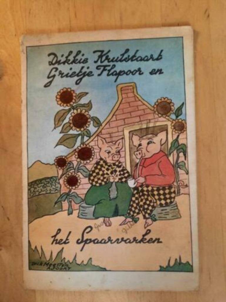 DIKKIE KRULSTAART - GRIETJE FLAPOOR EN HET SPAARVARKEN, Ophalen of Verzenden, Overige typen