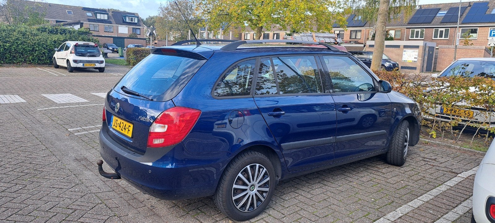 Skoda Fabia 1.2 TSI 77KW Combi 2010 Blauw, Voorwielaandrijving, 450 kg, 40 €/maand, 4 cilinders