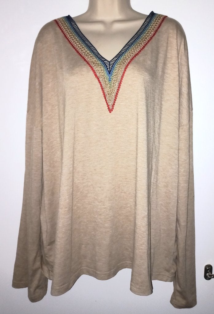 Trui maat 4XL (52), Kleding | Heren, Grote Maten, Ophalen of Verzenden, Zo goed als nieuw, Beige, Trui of Vest
