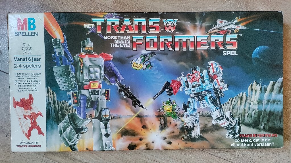 Vintage Transformers spel; compleet, Verzamelen, Transformers, Overige generaties, Ophalen of Verzenden, Gebruikt, Overige rassen