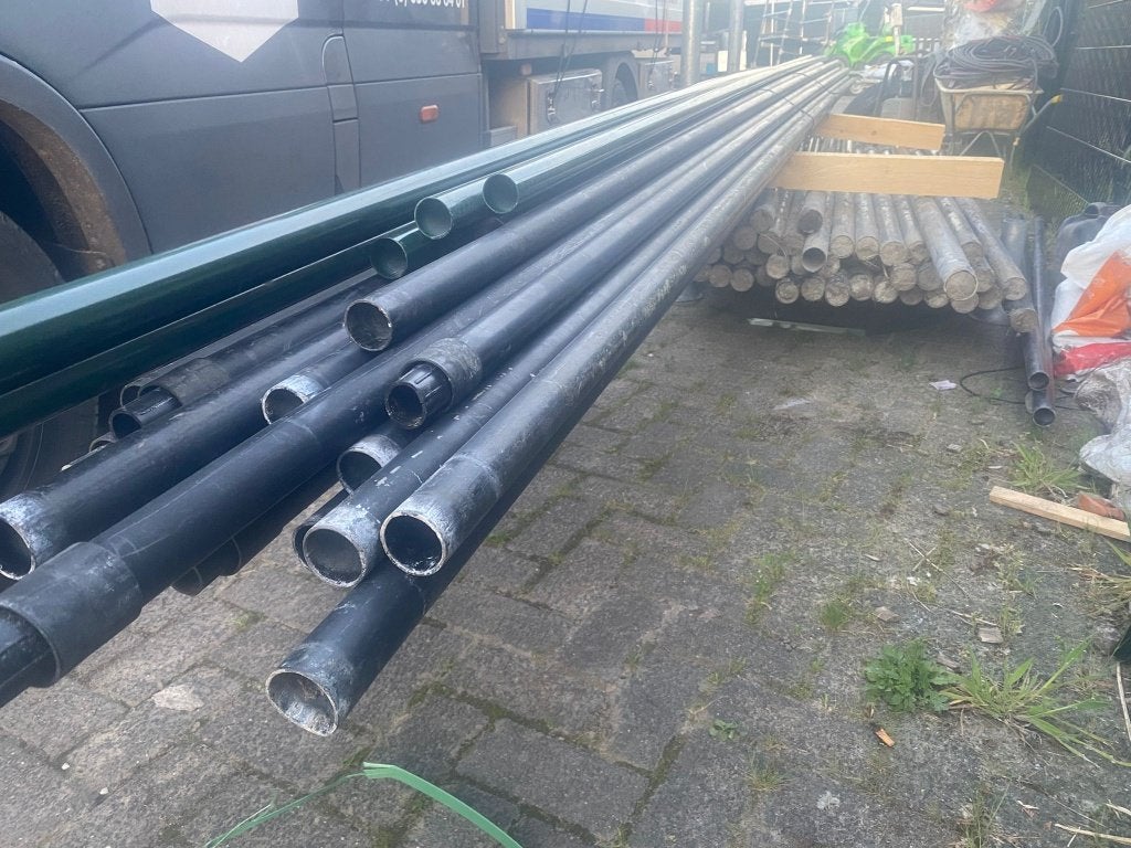 Bovenbuis  en palen, Tuin en Terras, Ophalen, Gebruikt, IJzer, Gaashekwerk