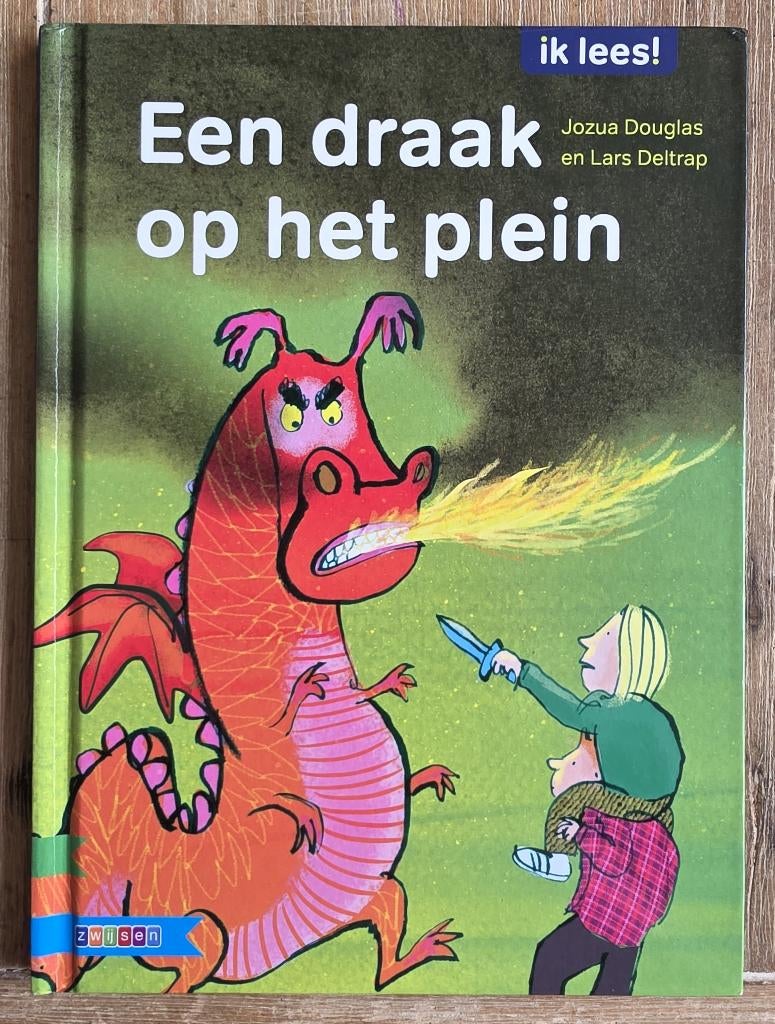 Een draak op het plein  - AVI E3 - Groep 3 - Ik lees!, Ophalen of Verzenden, Zo goed als nieuw, Jozua Douglas, Fictie algemeen