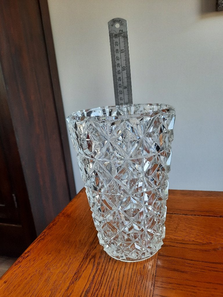 Walther Glas 'Brilliant' vaas,, Antiek en Kunst, Antiek | Glas en Kristal, Ophalen