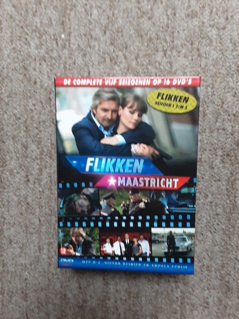 DVD BOX Flikken Maastricht seizoen 1 t/m 5 16 DVD's, Vanaf 12 jaar, Ophalen of Verzenden, Zo goed als nieuw, Actie en Avontuur