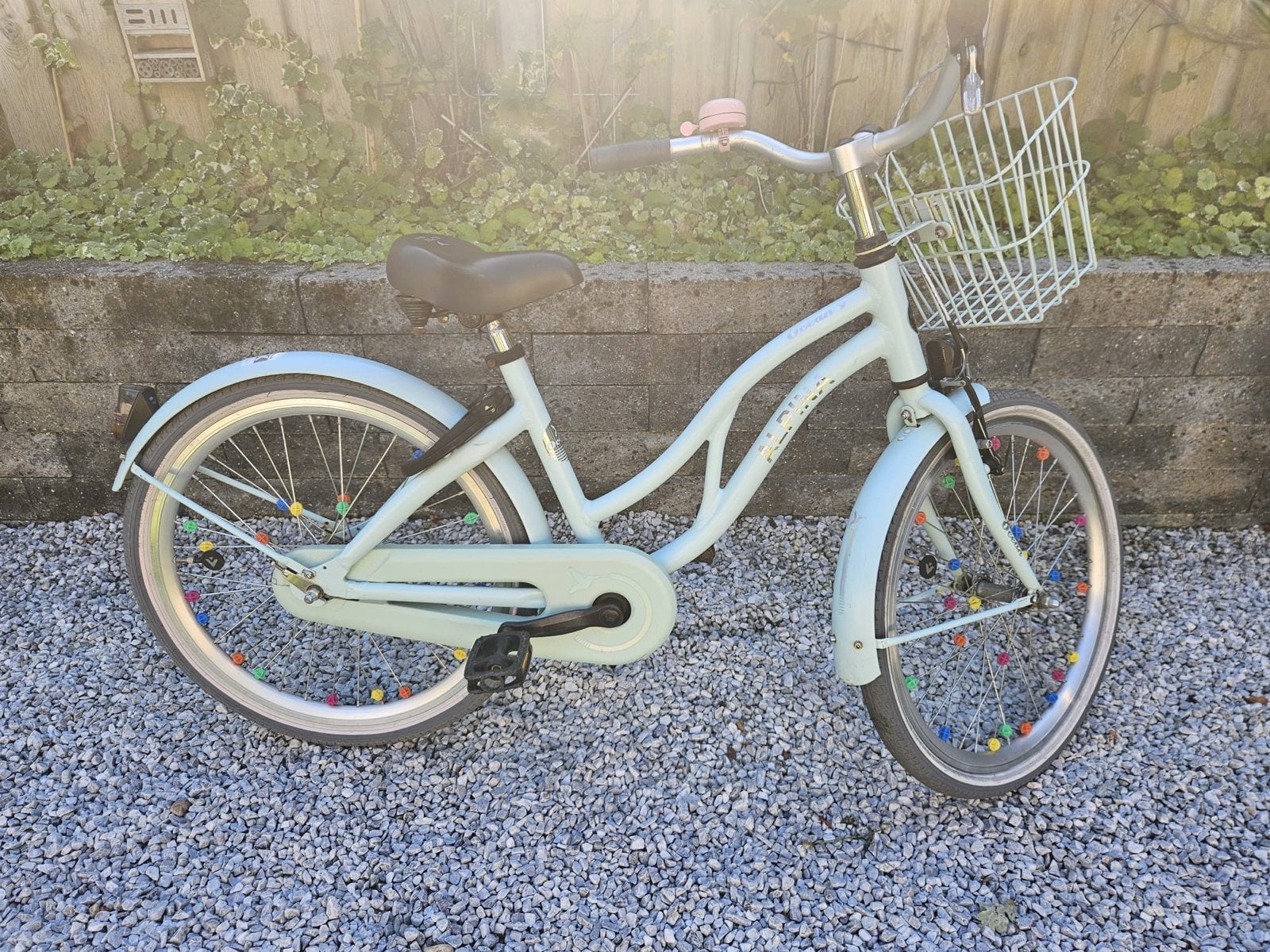 Alphina Ocean meisjesfiets 22 inch, Ophalen, Gebruikt, Terugtraprem, 20 inch of meer
