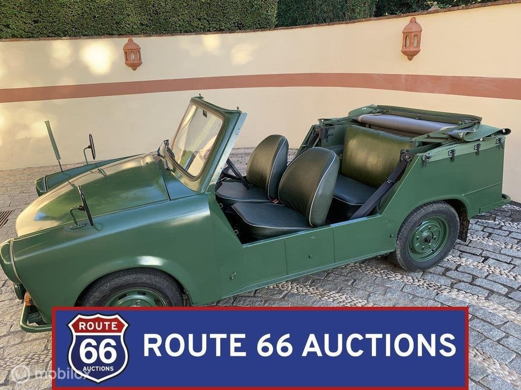 Trabant P601 Kübelwagen | 1960 | Route 66 Auctions, Auto's, Overige carrosserieën, Bedrijf, Handgeschakeld, Zwart