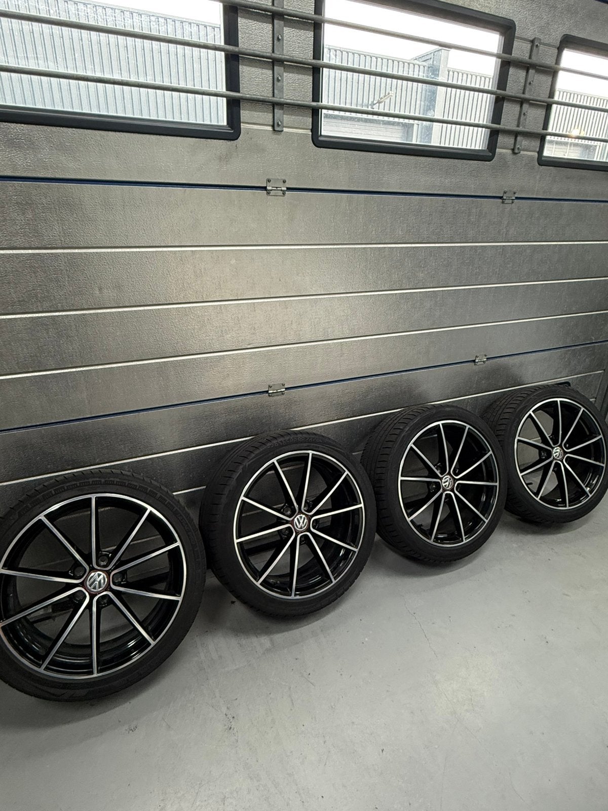 Volkswagen golf 7 gti clubsport velgen 18 inch, Ophalen, Velg(en), 17 inch, Zomerbanden