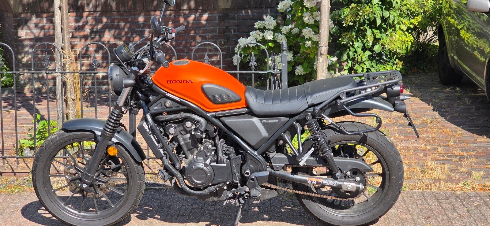 Honda CL500 Scrambler - Oranje - Zo goed als nieuw, 2 cilinders, Gebruikt, Particulier, Meer dan 35 kW