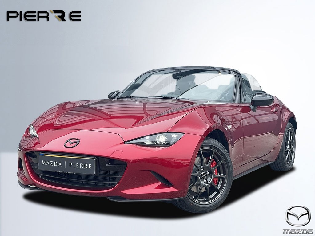 Mazda MX-5 1.5 SkyActiv-G 132 Homura | RECARO STOELEN | NAVI, Achterwielaandrijving, Zwart, 4 cilinders, Cabriolet