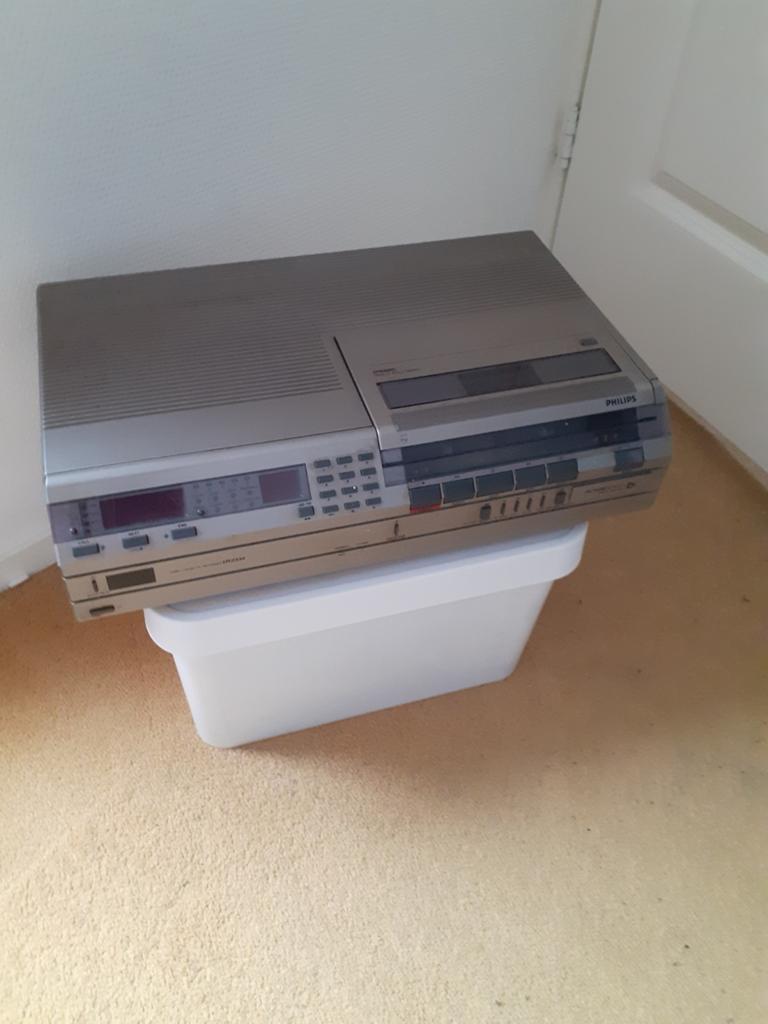 Philips vr2340 stereo videorecorder vcc, Ophalen of Verzenden, Gebruikt, VHS-speler of -recorder