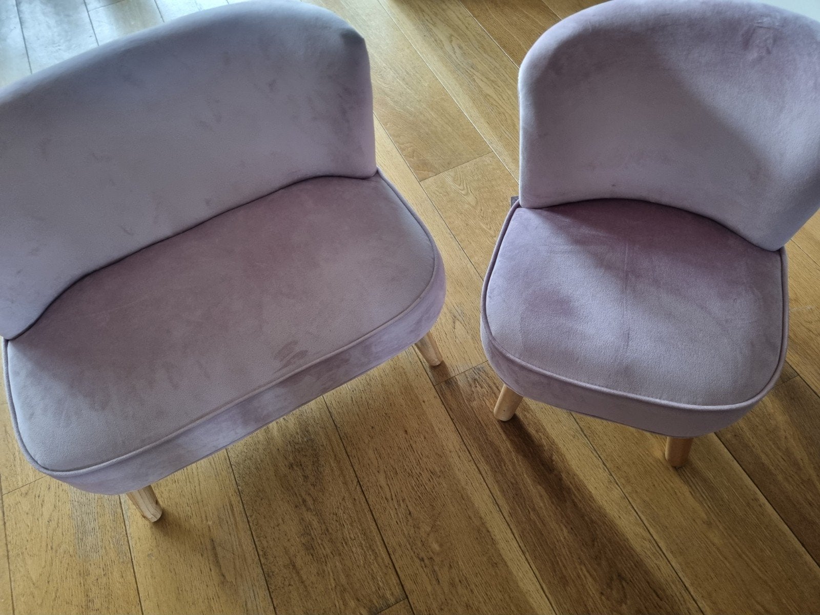 Twee roze kinderstoeltjes, Kinderen en Baby's, Ophalen, Gebruikt, Stoel(en)