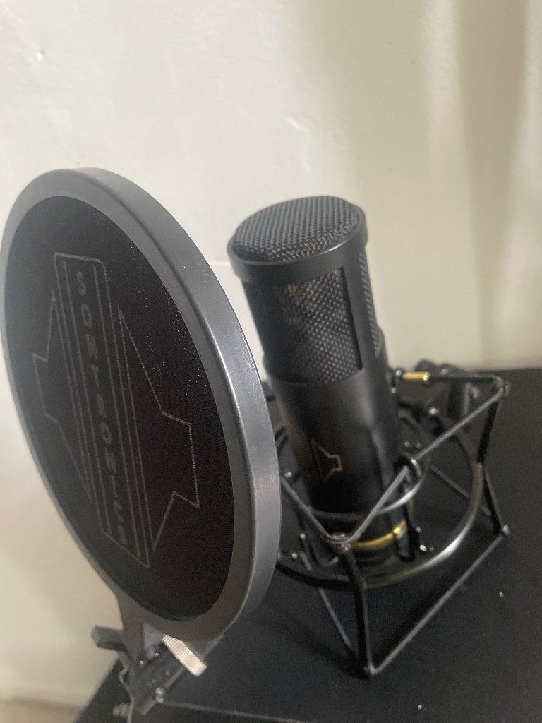 Studio condensor  Microfoon nog garantie bij Huigens hengelo, Ophalen of Verzenden, Zo goed als nieuw, Studiomicrofoon