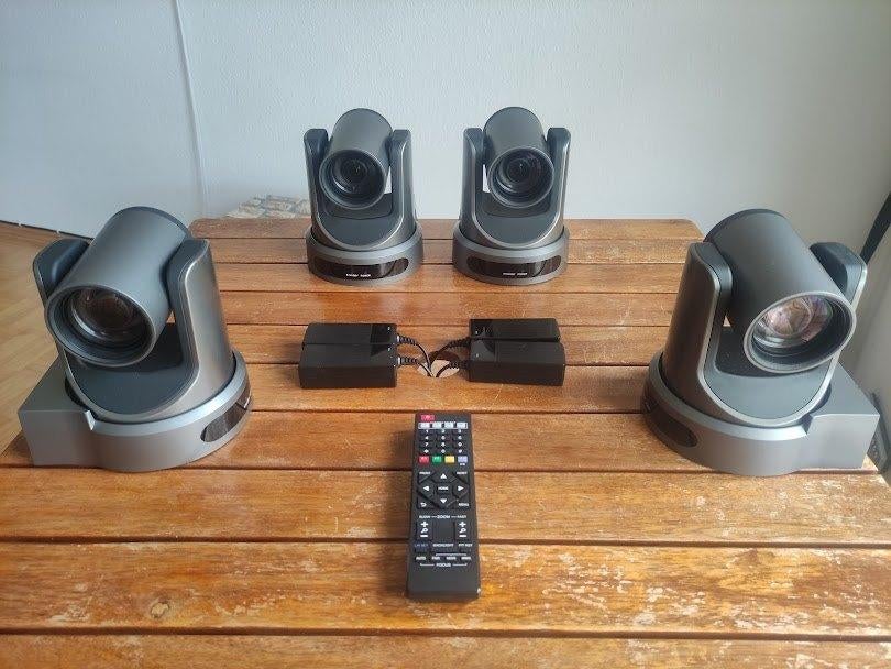 4x PTZOPTICS FULLHD HDMI OBS STREAMING PODCAST IPTV CAMERASS, Verzenden, Zo goed als nieuw