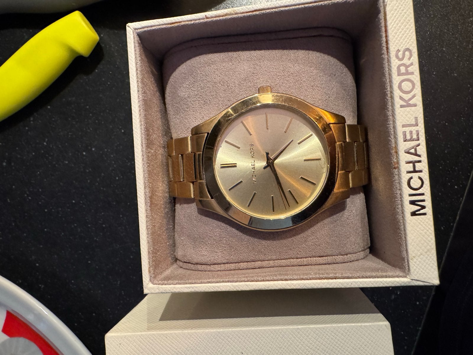 Michael Kors gouden polshorloge, Overige merken, Staal, Polshorloge, Ophalen of Verzenden