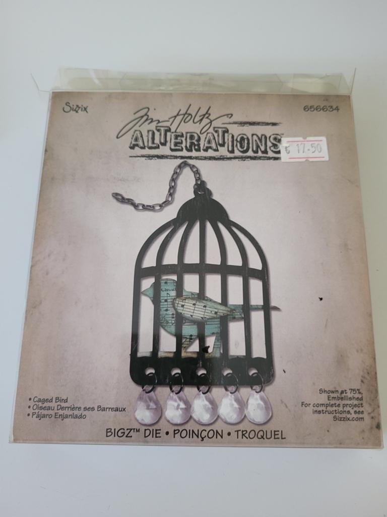 Sizzix Tim Holtz alternations caged bird, Ophalen of Verzenden, Gebruikt, Frame of Mal, Sizzix