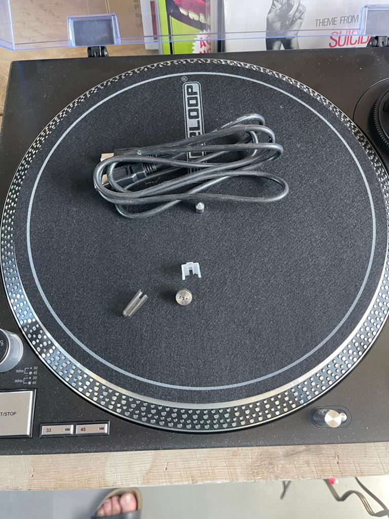 Reloop RP-2000 MK2 Platenspeler met DAP Audio PRE-101, Pitch-regelaar, Zo goed als nieuw, Platenspeler, Ophalen