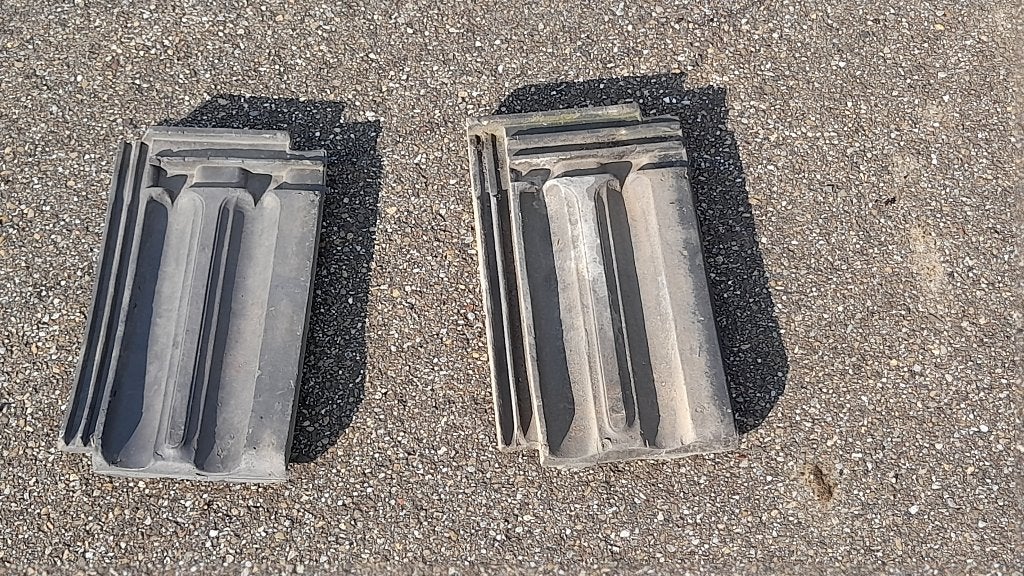 Mulden dakpannen, Doe-het-zelf en Verbouw, Ophalen, Gebruikt, Steen of Klei, 15 m² of meer