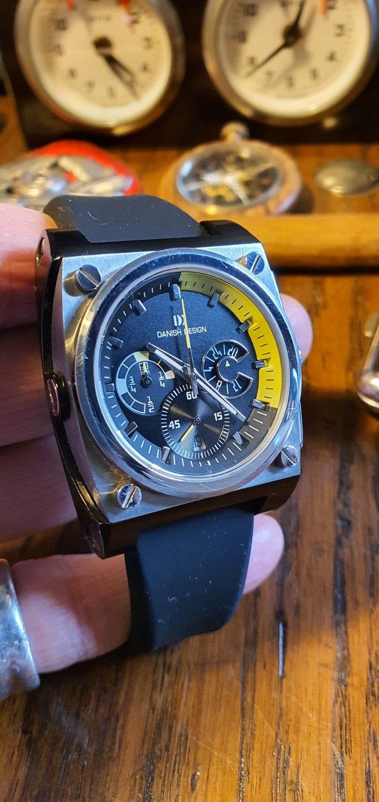 Danish Design chronograaf, Ophalen of Verzenden, Zwart, Android