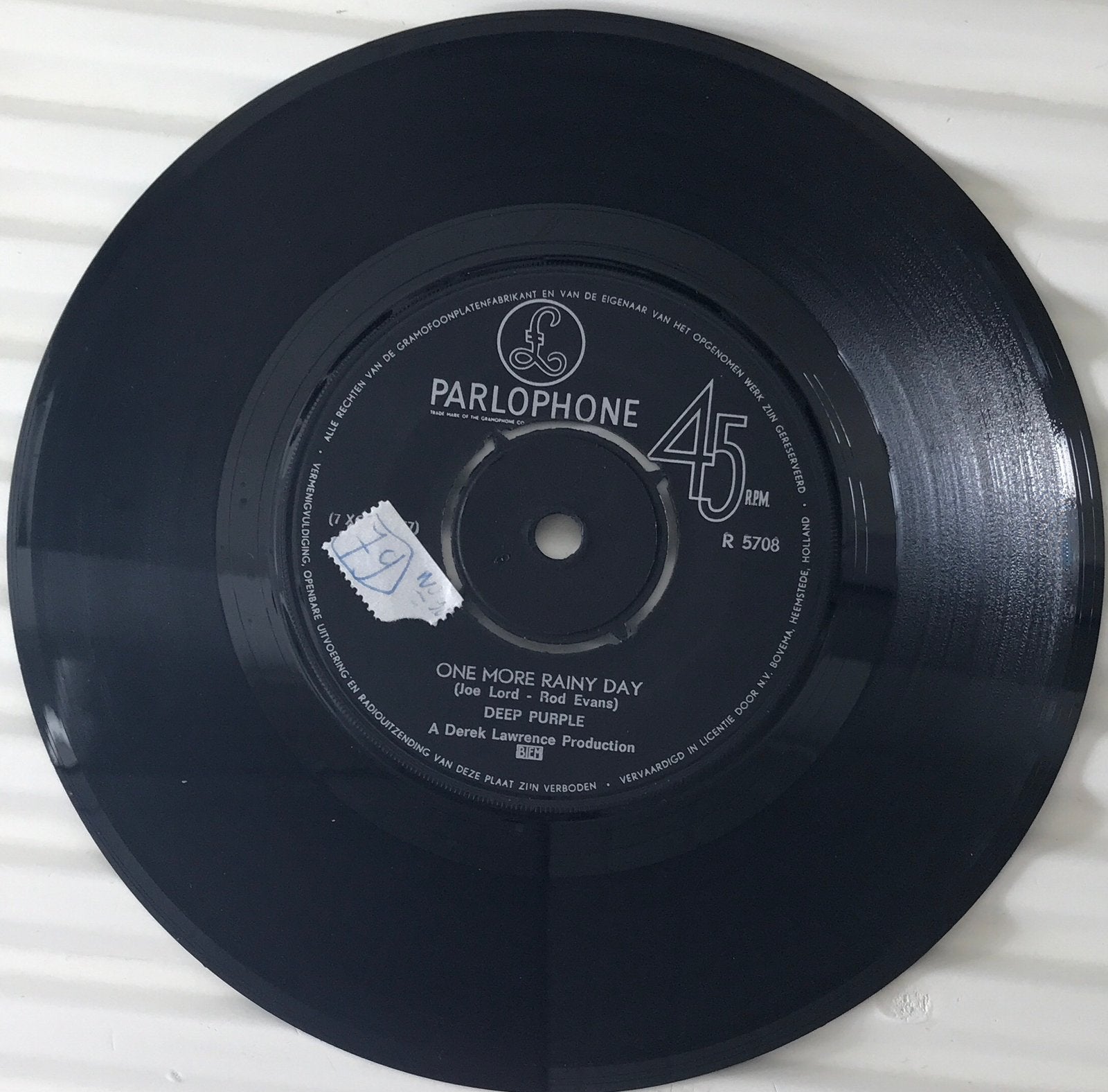 Foto 5 van DEEP PURPLE - Hush! (NL’68) HEEL MOOI (NL-Tip/USop4)