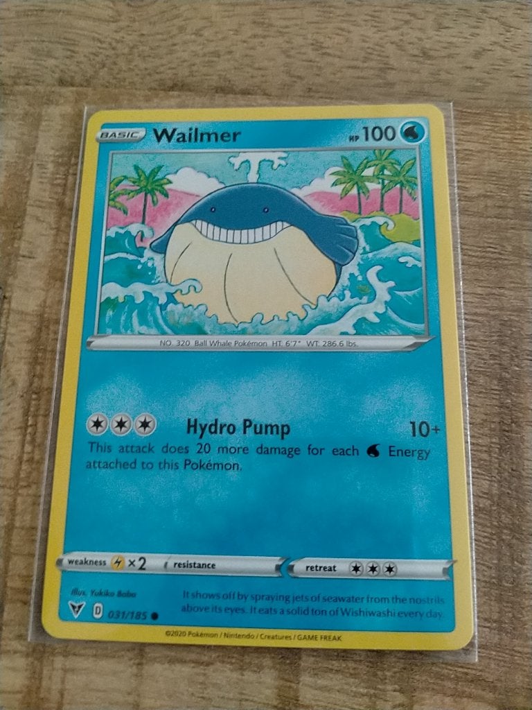 Pokemon Vivid Voltage , Wailmer 031/185, Verzenden, Zo goed als nieuw, Losse kaart