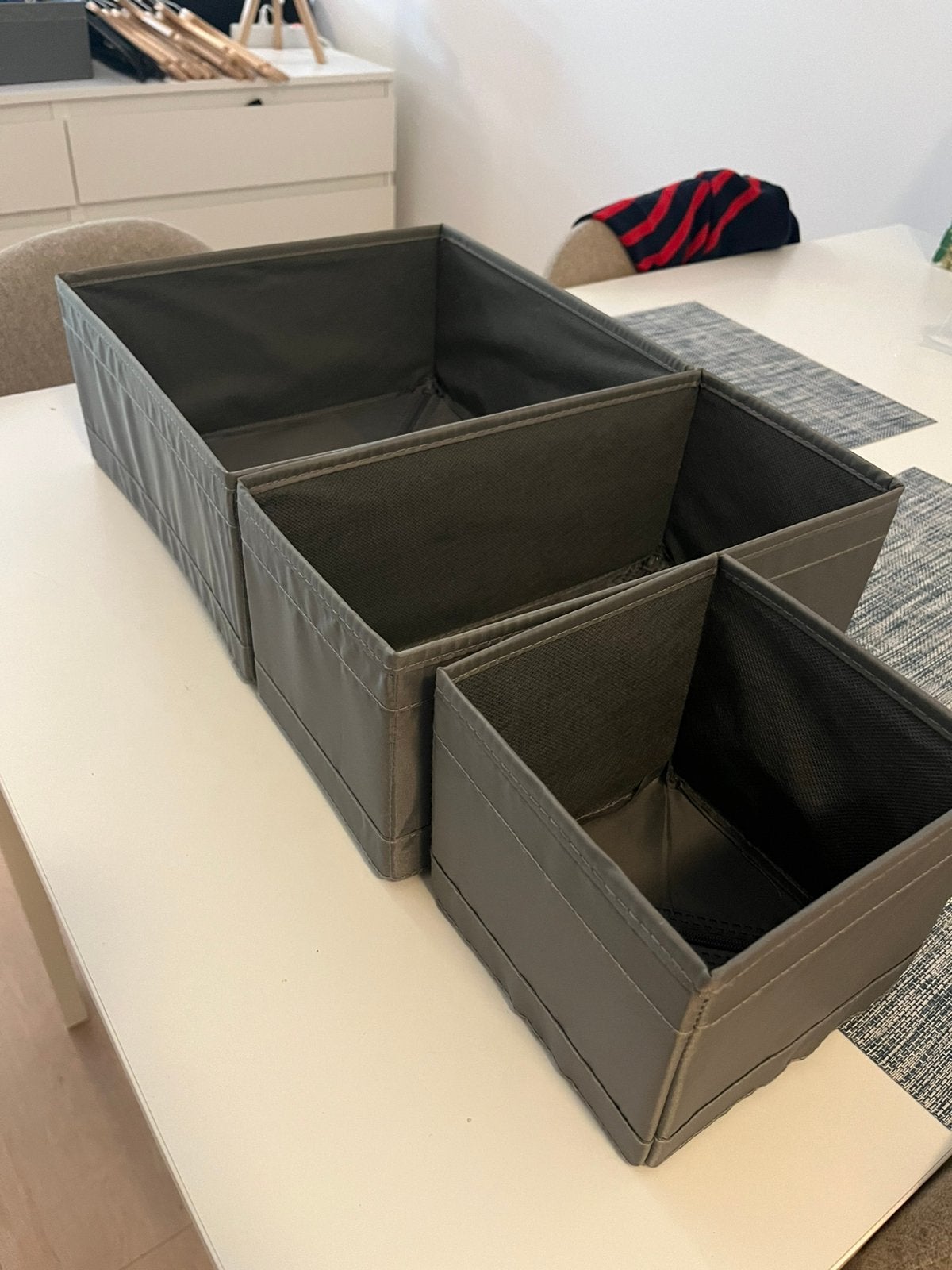 Ikea box grey, Doos, Minder dan 35 cm, Ophalen of Verzenden, Zo goed als nieuw