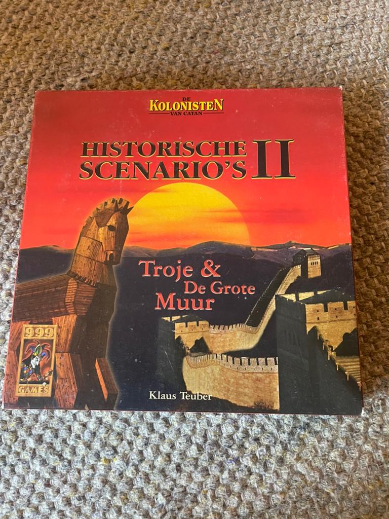 Troje & de grote muur, kolonisten van catan, Hobby en Vrije tijd, Gezelschapsspellen | Bordspellen, Ophalen of Verzenden, Zo goed als nieuw