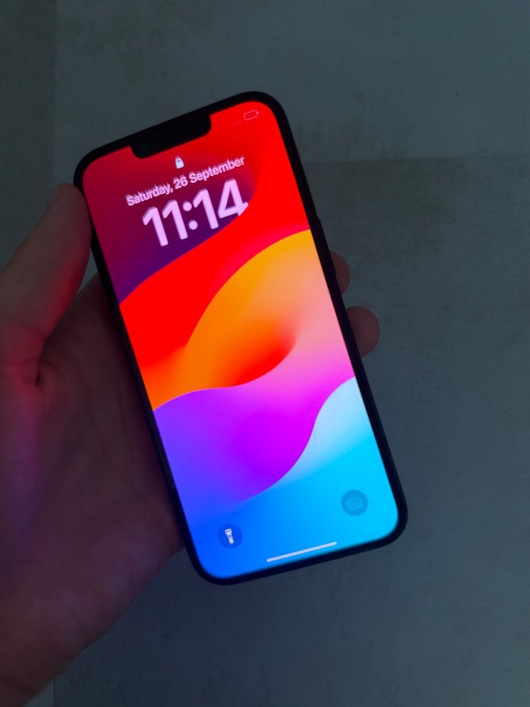 iPhone 14 256gb, Telecommunicatie, 256 GB, Gebruikt, Blauw, 73 %