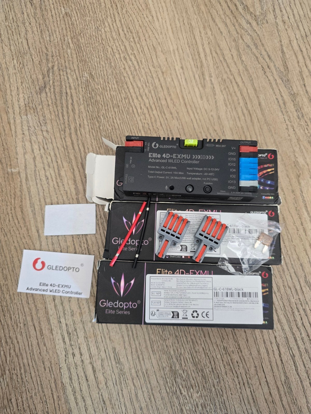 3x ledstrip controler gledopto, Ophalen of Verzenden, Nieuw, Netvoeding, Minder dan 50 watt
