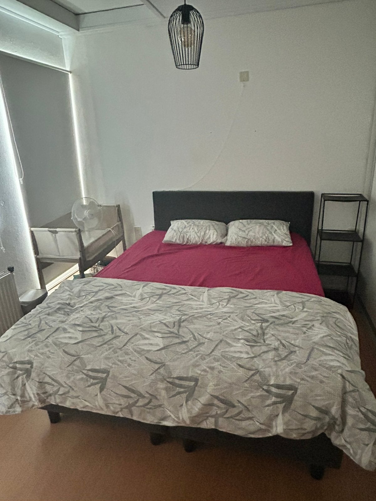 Zwarte boxspring, Ophalen, Gebruikt, Zwart, Tweepersoons