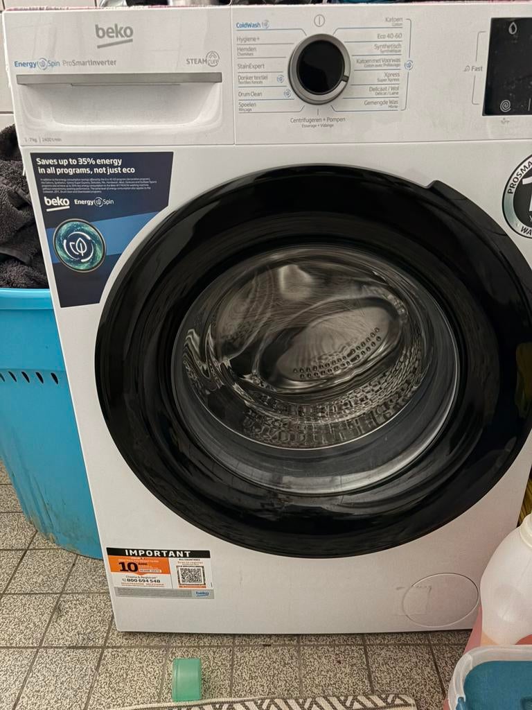 Beko wasmachine kapot, Witgoed en Apparatuur, Wasmachines, Ophalen of Verzenden, Niet werkend, 85 tot 90 cm, 1200 tot 1600 toeren