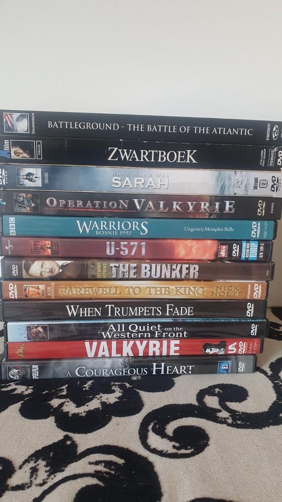 Grote collectie oorlogsfilms op DVD - Diverse titels, Ophalen of Verzenden, Gebruikt