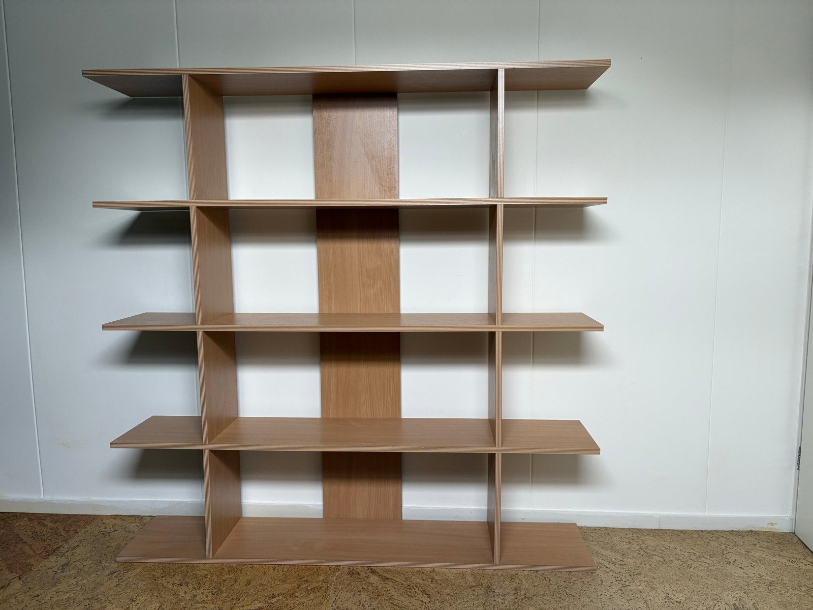 Houten boekenkast met 5 legplanken - 150x30x150 cm, Ophalen, Met plank(en), Gebruikt, 100 tot 150 cm