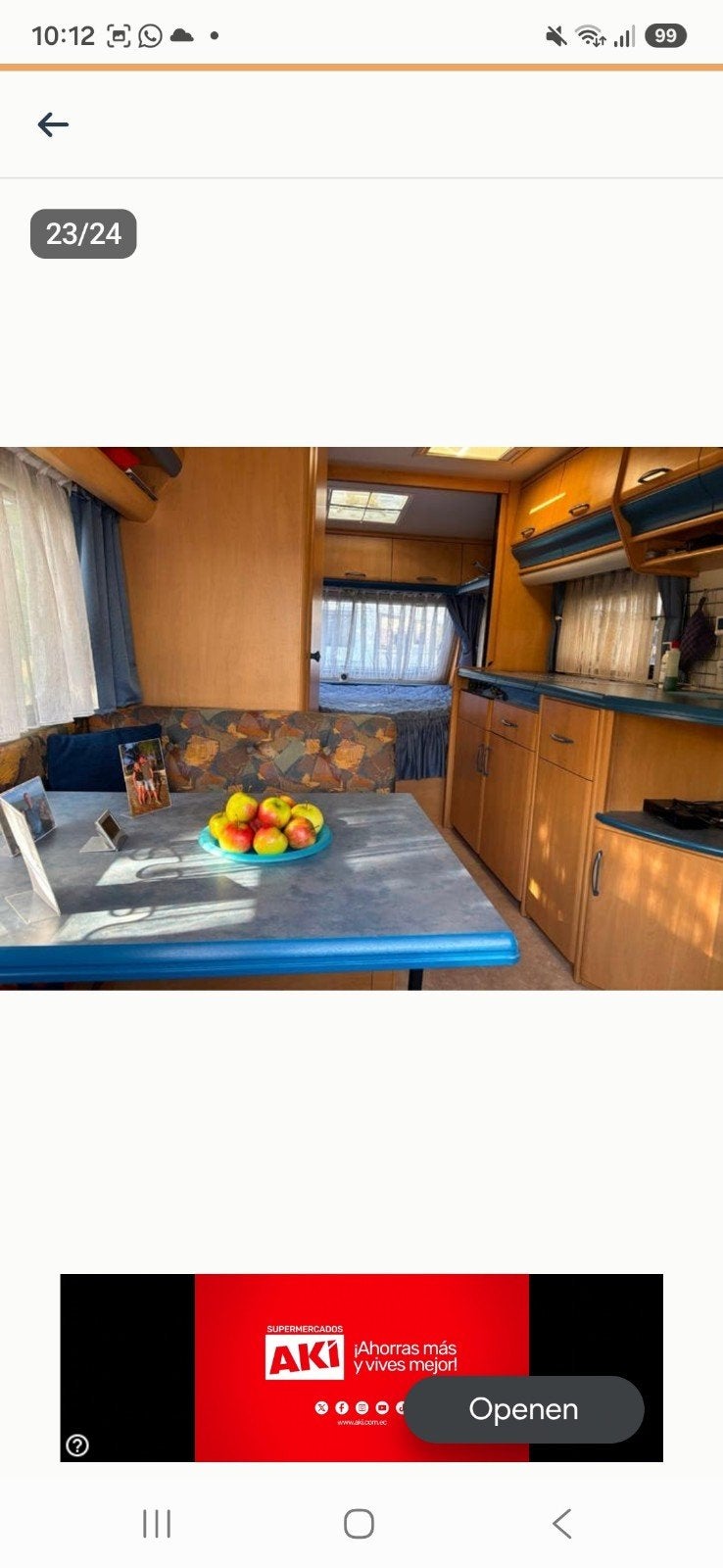 Hobby De Luxe Caravan met voortent, Vast bed, Rondzit, Hobby, Luifel