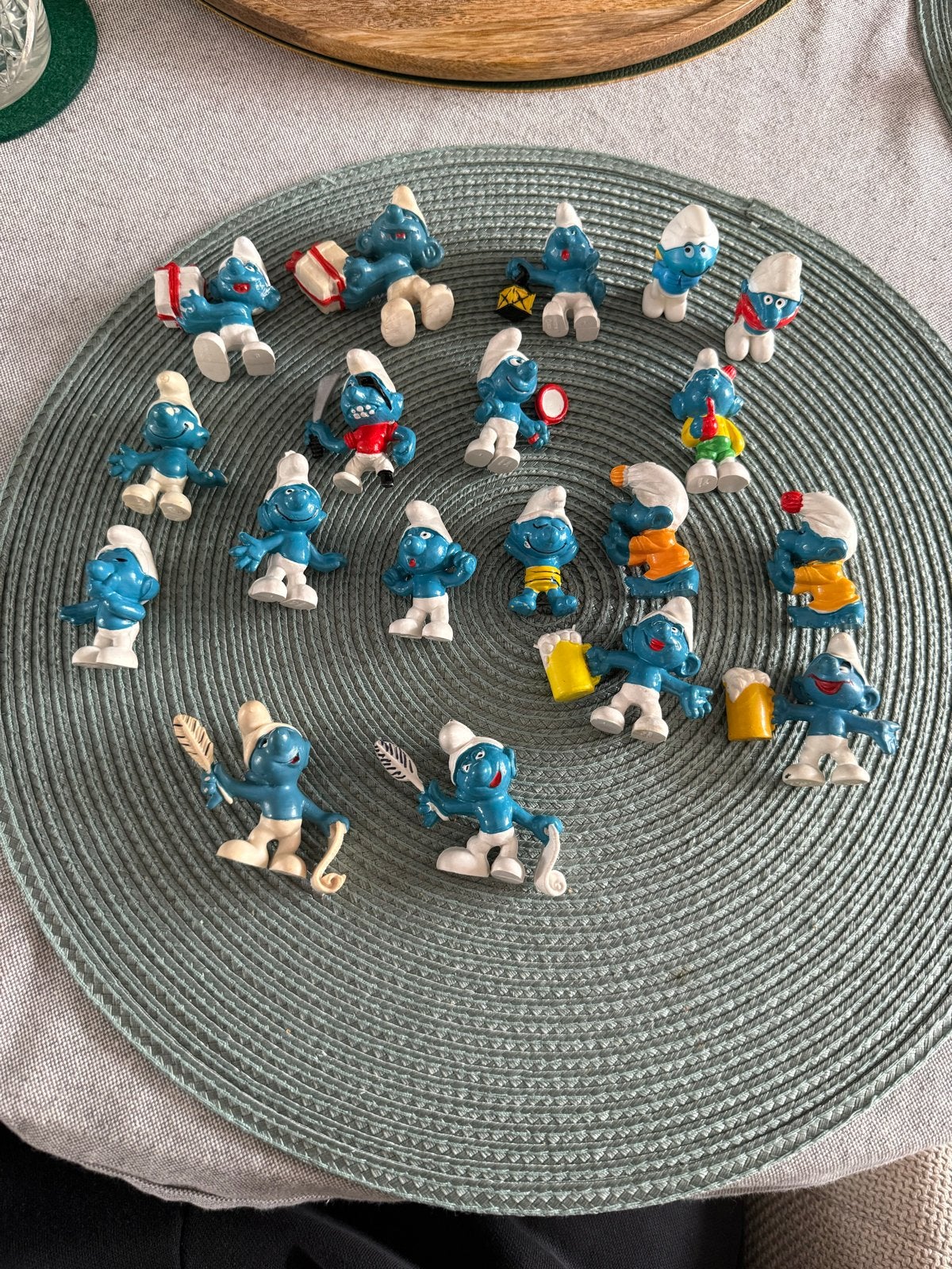 Smurfen beeldjes collectie - Vintage Smurfen, Verzamelen, Poppetjes en Figuurtjes, Ophalen of Verzenden, Gebruikt