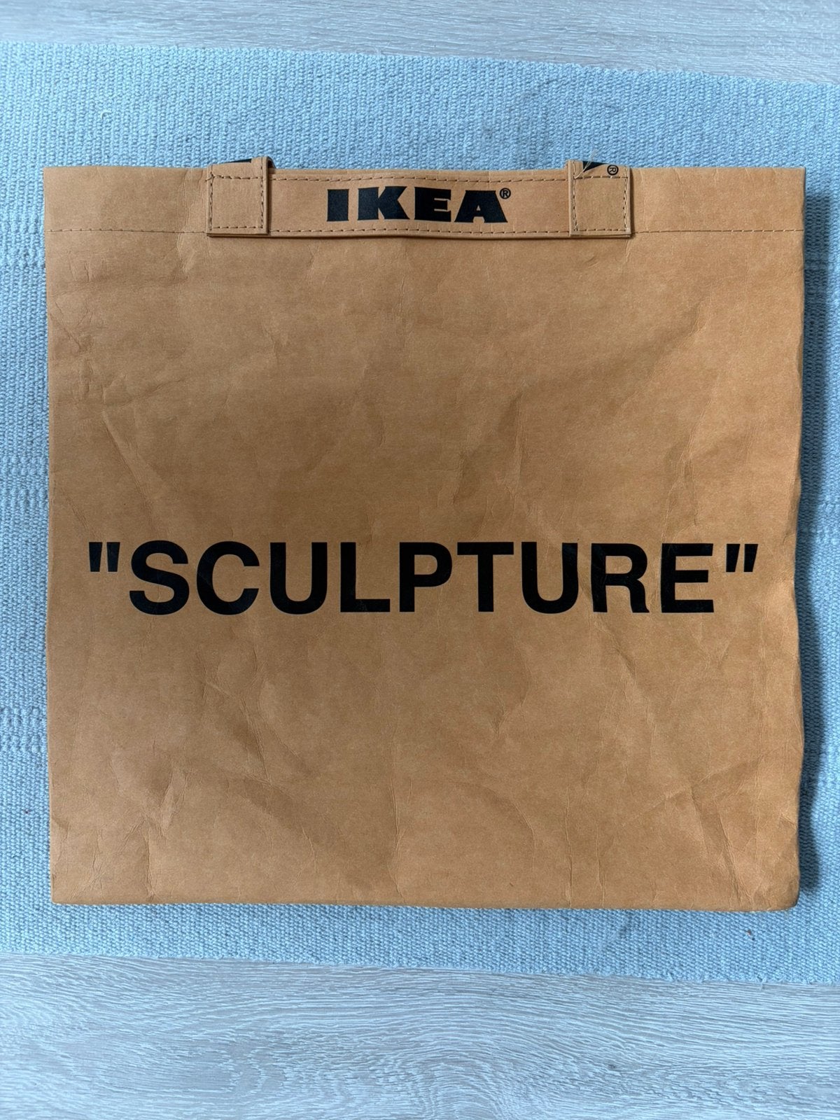 Ikea - Off White tas klein, 40 tot 60 cm, 30 cm of meer, Bruin, Nieuw
