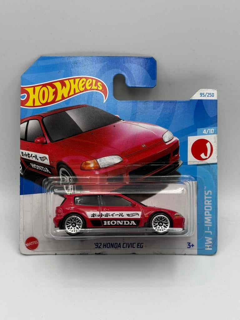 Hot Wheels ‘92 Honda Civic EG, Ophalen of Verzenden, Zo goed als nieuw, Auto