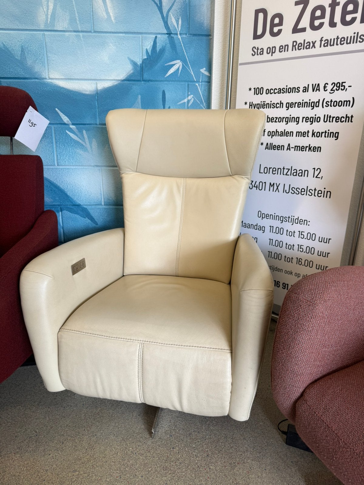 Prominent sta op stoel relax fauteuil gratis bezorging