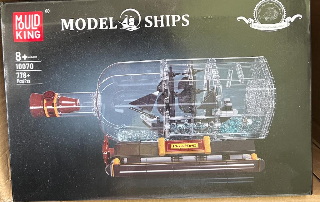 Mould King 10070 The Black Pearl in Fles Bouwpakket NIEUW, Ophalen of Verzenden, Nieuw, Overige merken